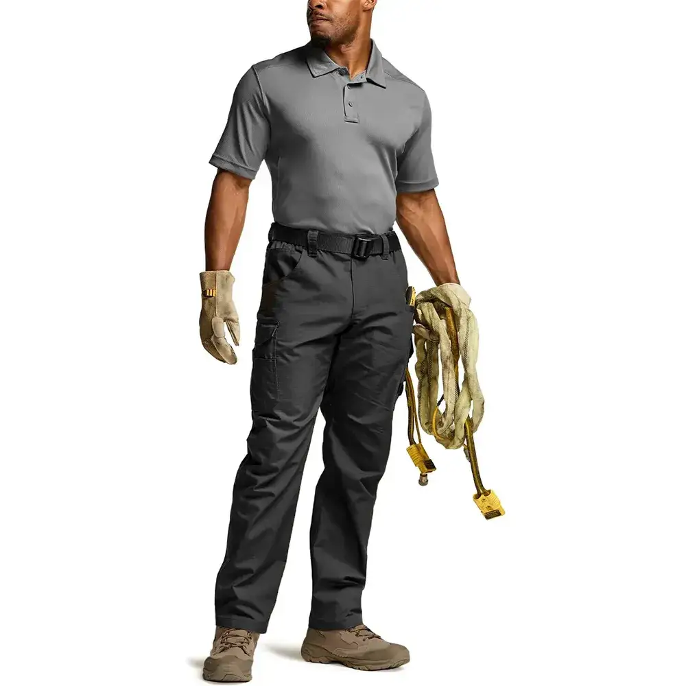 Men's Ripstop Work Pants ,Water Resistant  Outdoor Tactical Pants