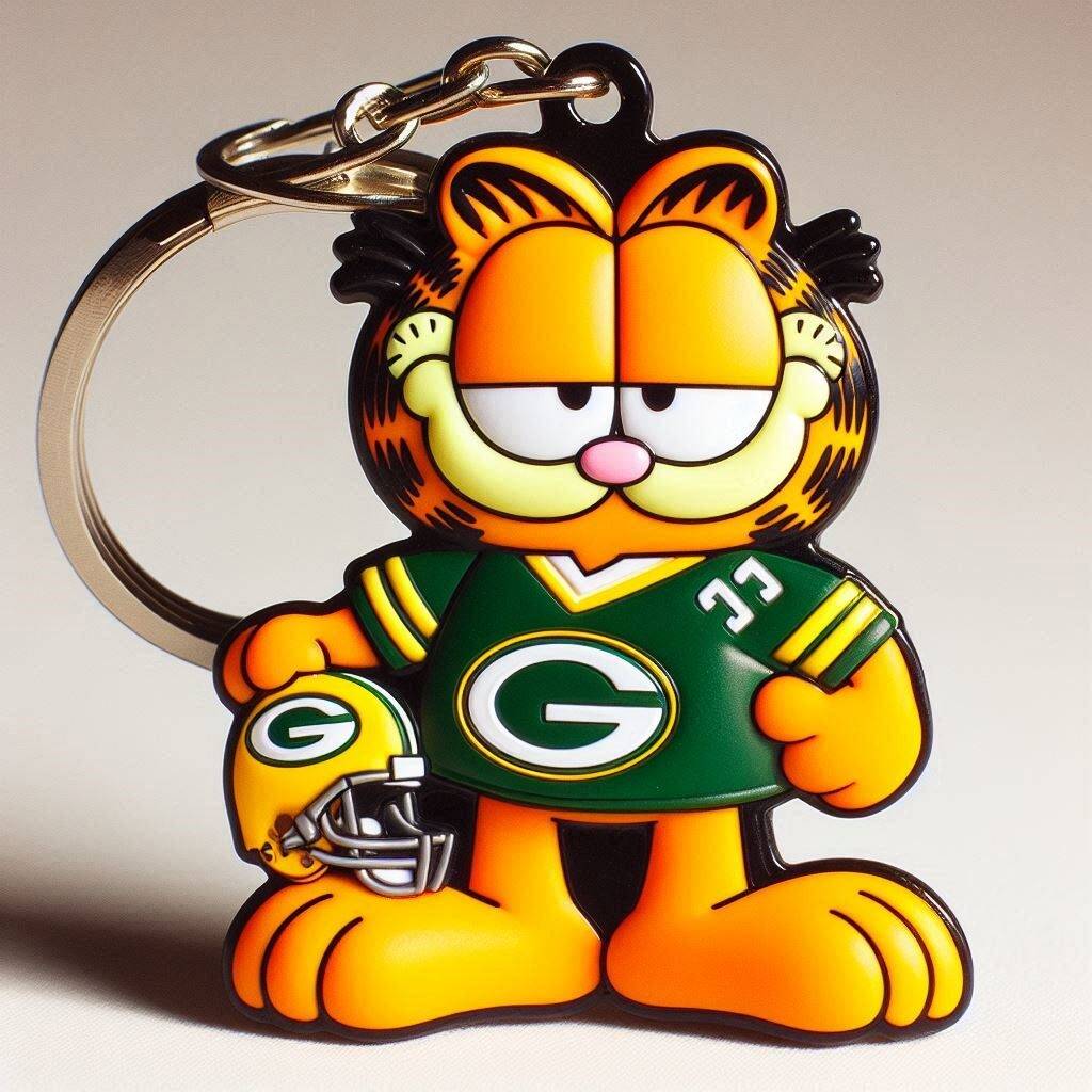 NHL Team Spirit Garfield Keychain