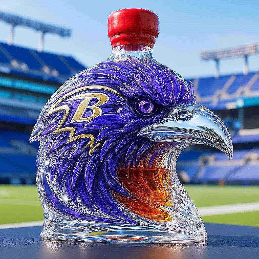 Baltimore Ravens Limited Edition Whisky Bottle