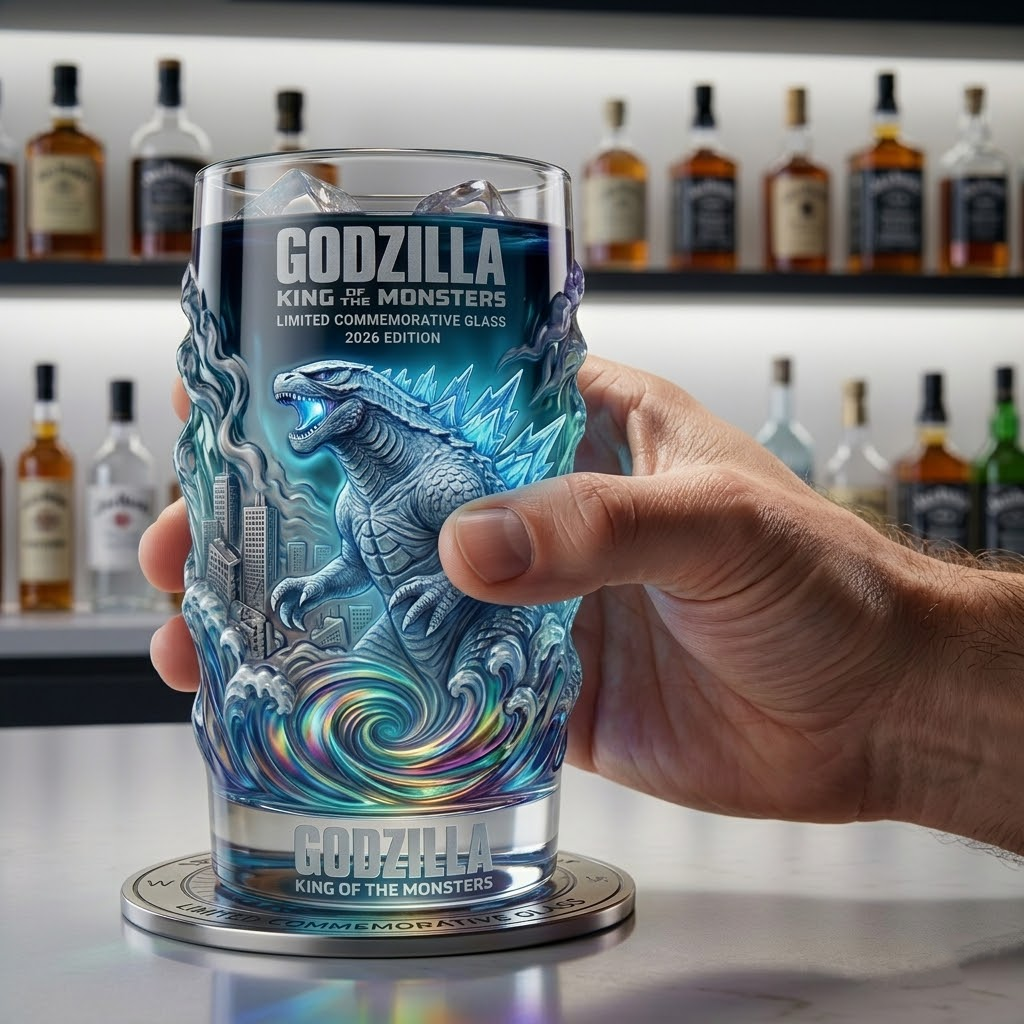Godzilla Collectible Glass