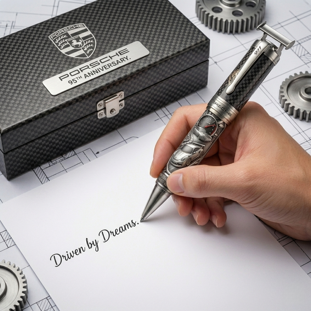 Porsche 95th Anniversary Commemorative Pen