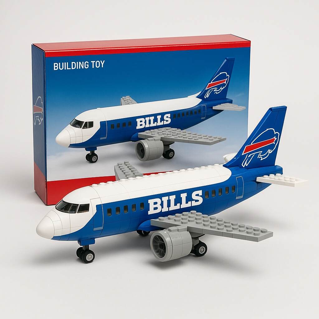 Football Team Airplanes Building Blocks