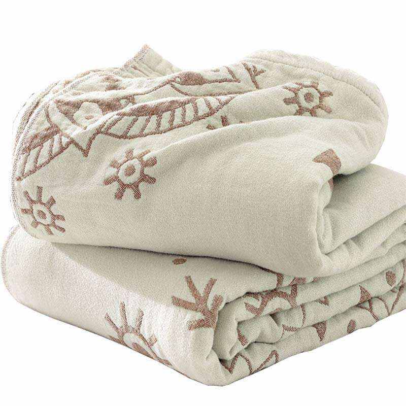 Chic Mandala Reversible Flower Cotton Quilt