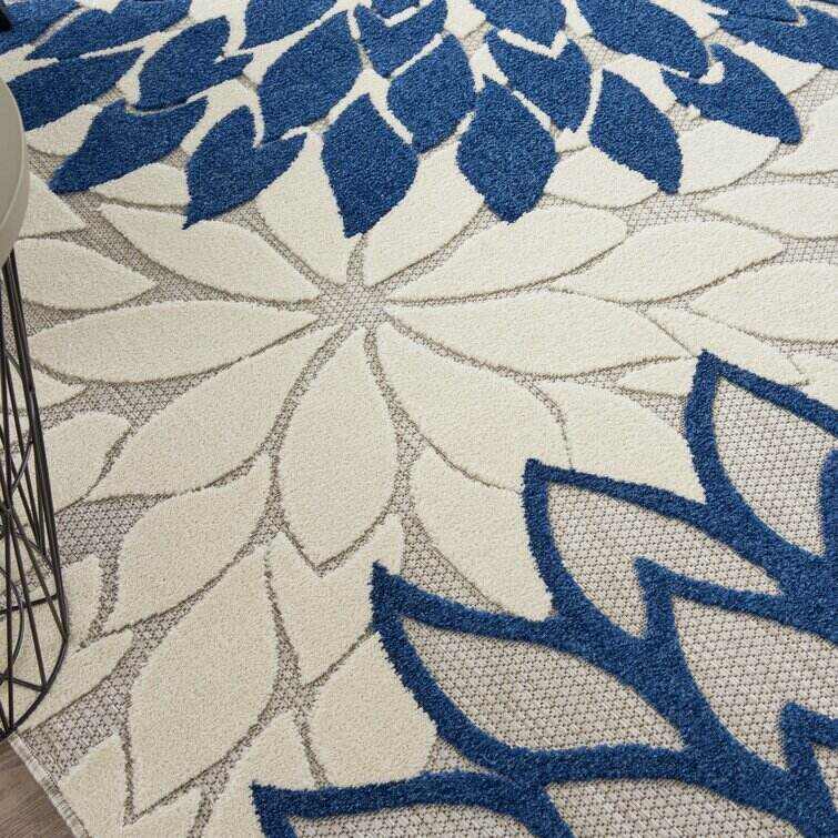 Miraloma Green/Red/Orange Indoor/Outdoor Rug