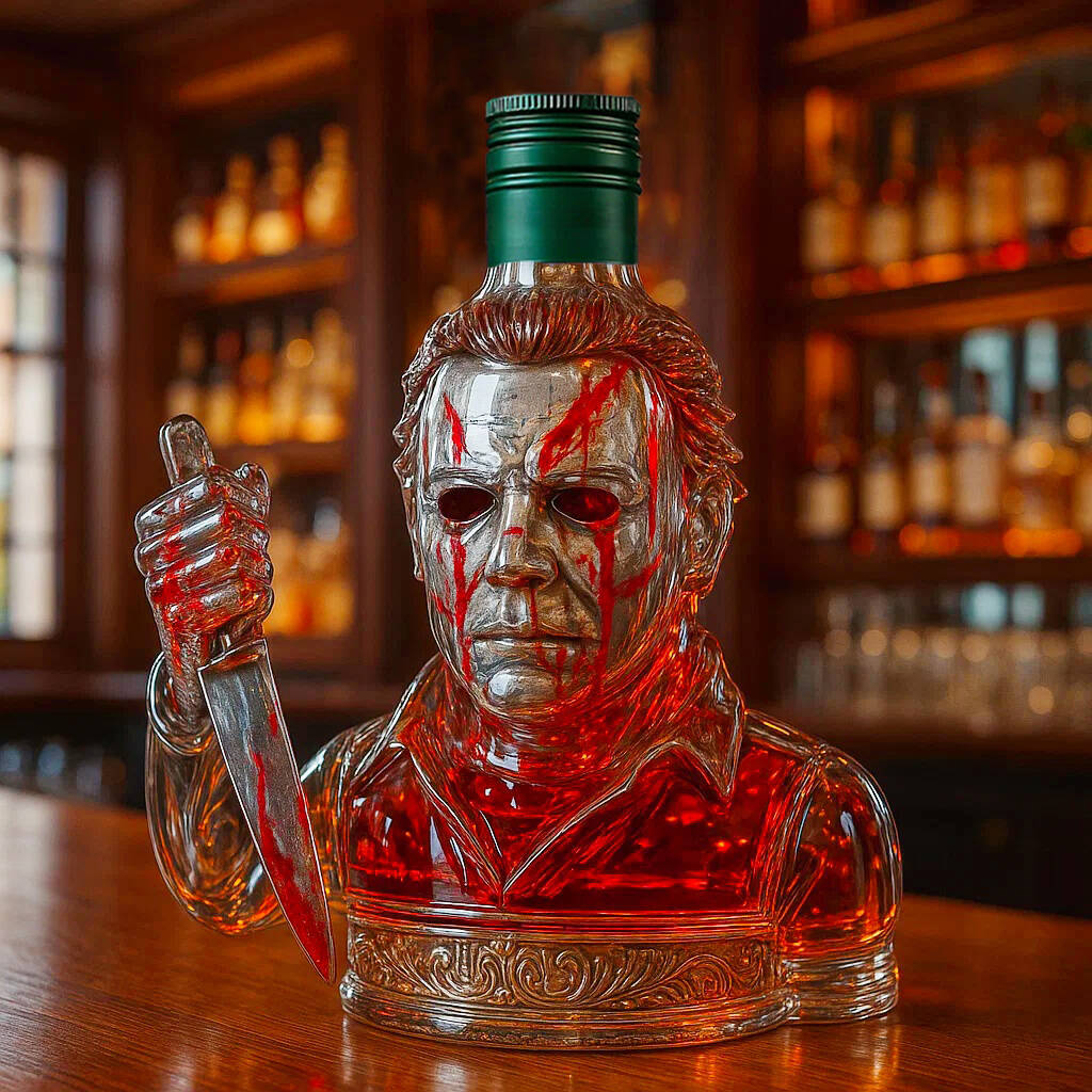 Michael Myers Whiskey Bottle