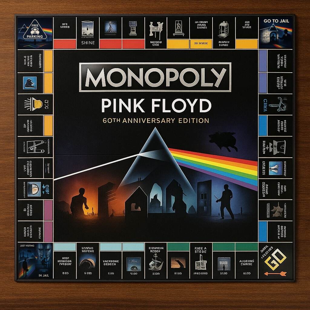 MONOPOLY: Pink Floyd 60th Anniversary Edition