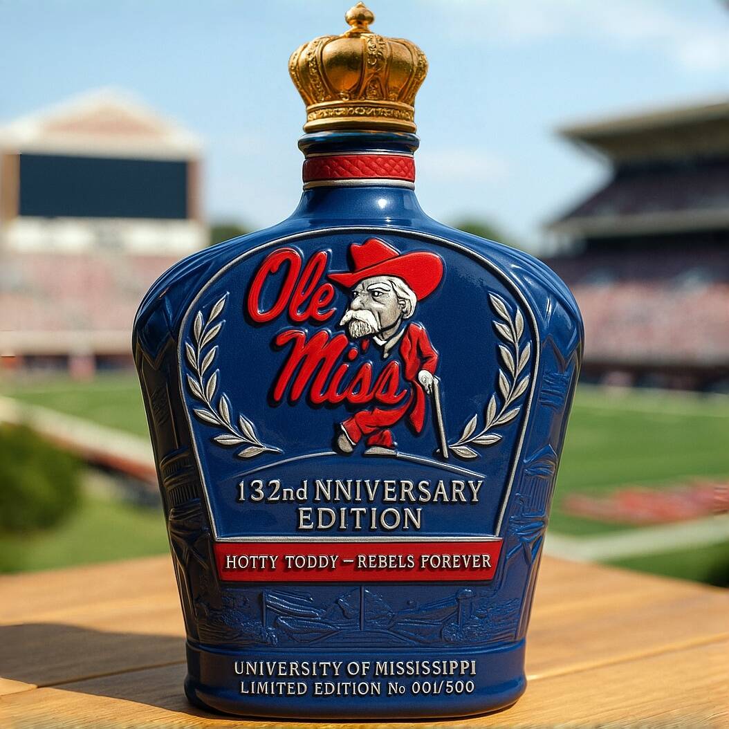 Rebels 132nd Anniversary Whiskey Bottle