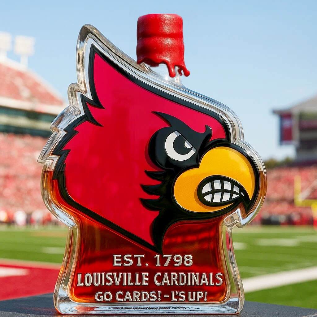 Louisville Cardinals Limited Edition Whisky Bottle
