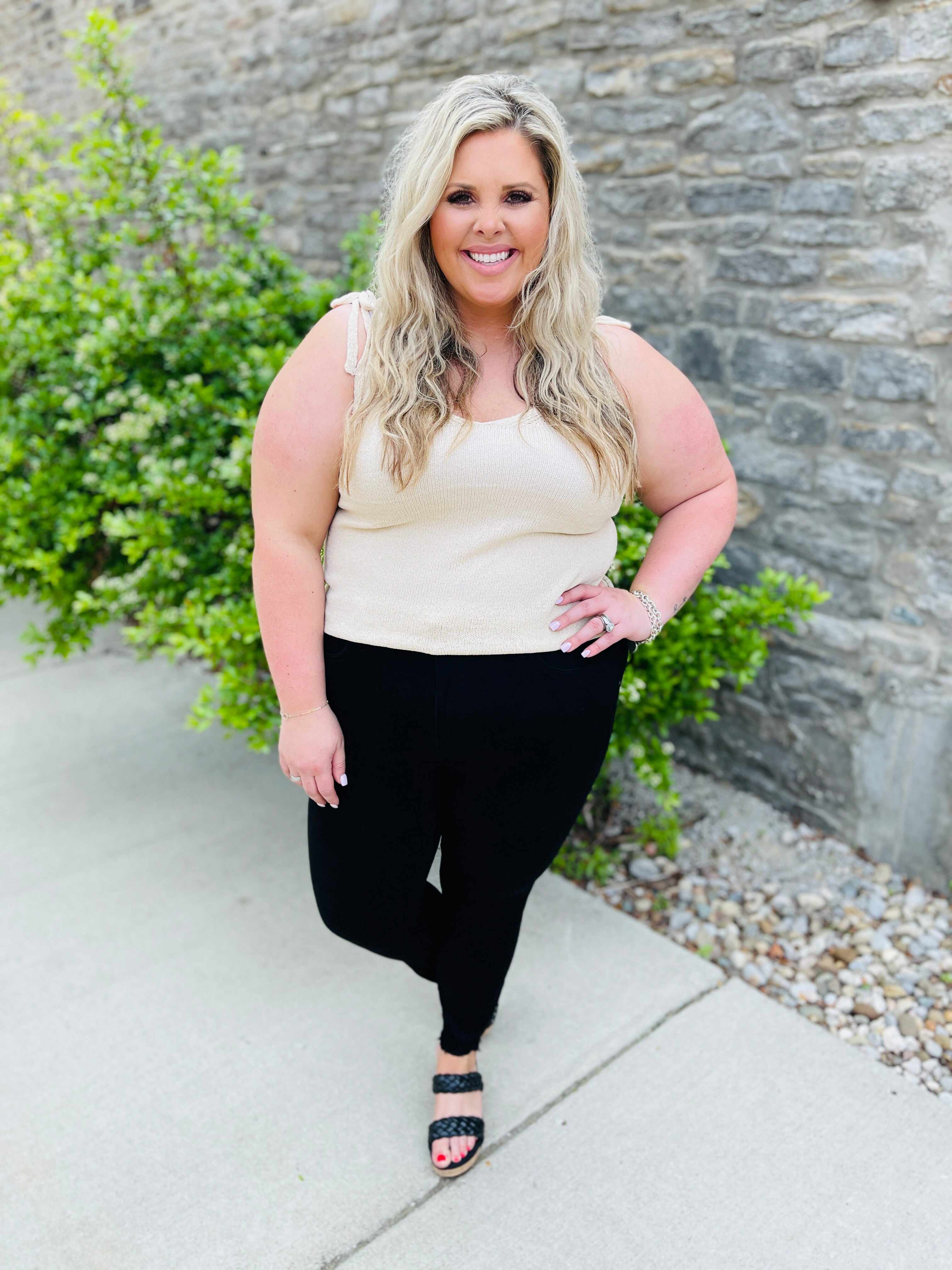 MARKDOWNS! Tummy Control Black Skinny Jeans in Reg/Curvy Fifth Restock!
