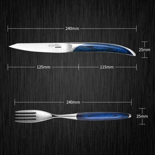 Flatware set, 4 Pieces Steak Knives & Forks