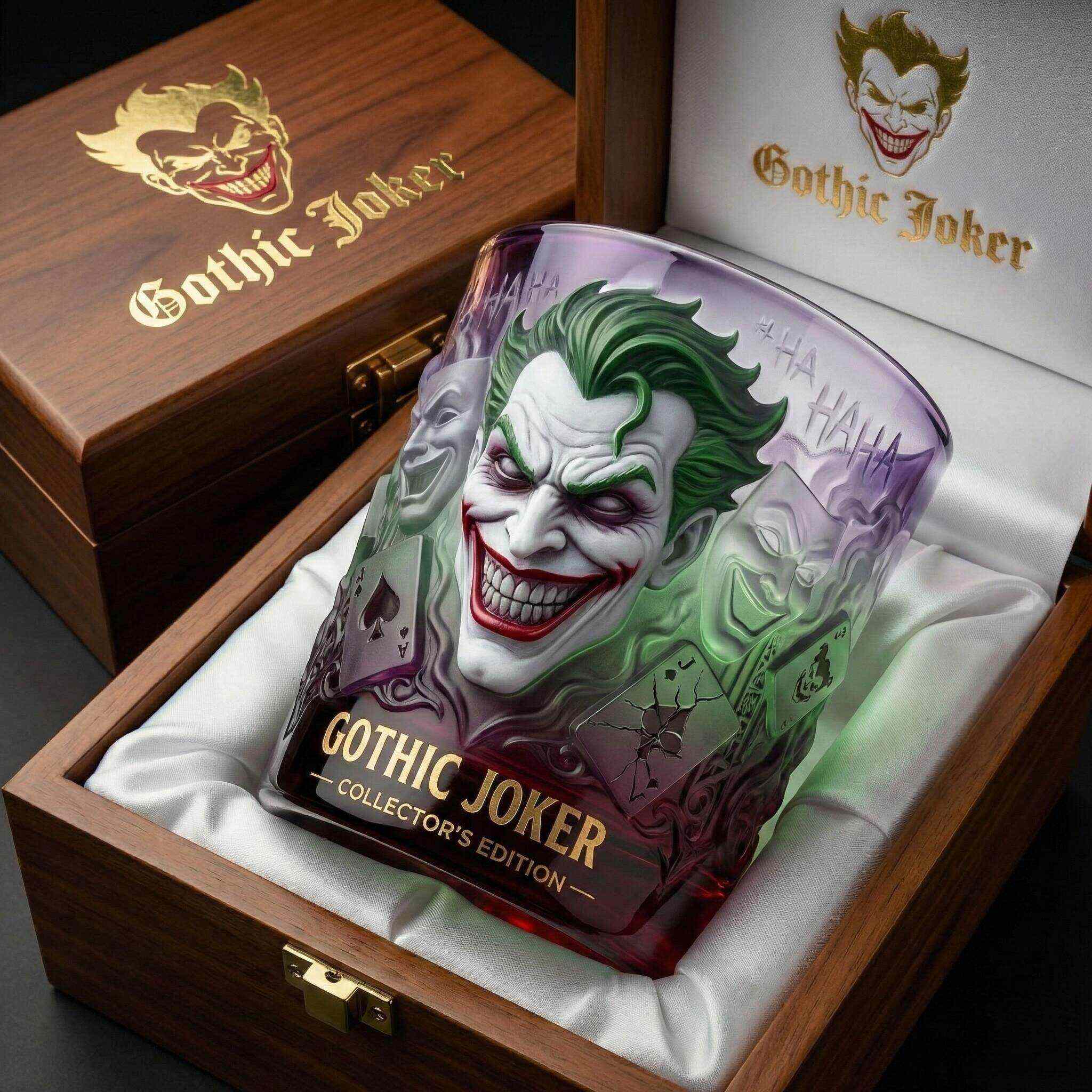 🃏 Gothic Joker Collector’s Edition Whiskey Glass