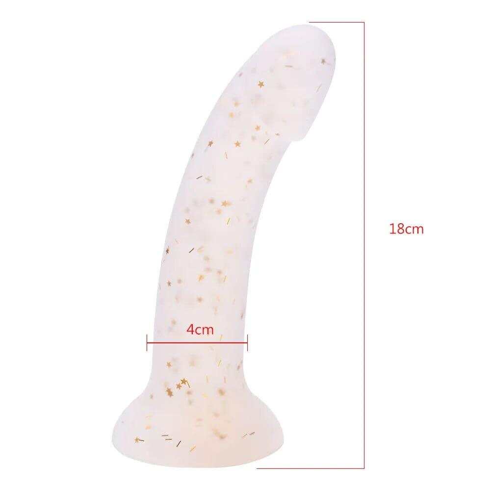 Realistic Liquid Silicone Dildo – Pink G-Spot and Anal Masturbator with Suction Cup
