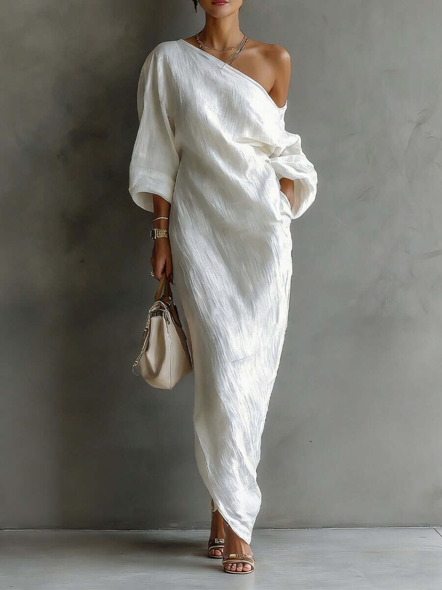 🔥Summer Arrivals🌟Women's Casual Off-the-shoulder Dress