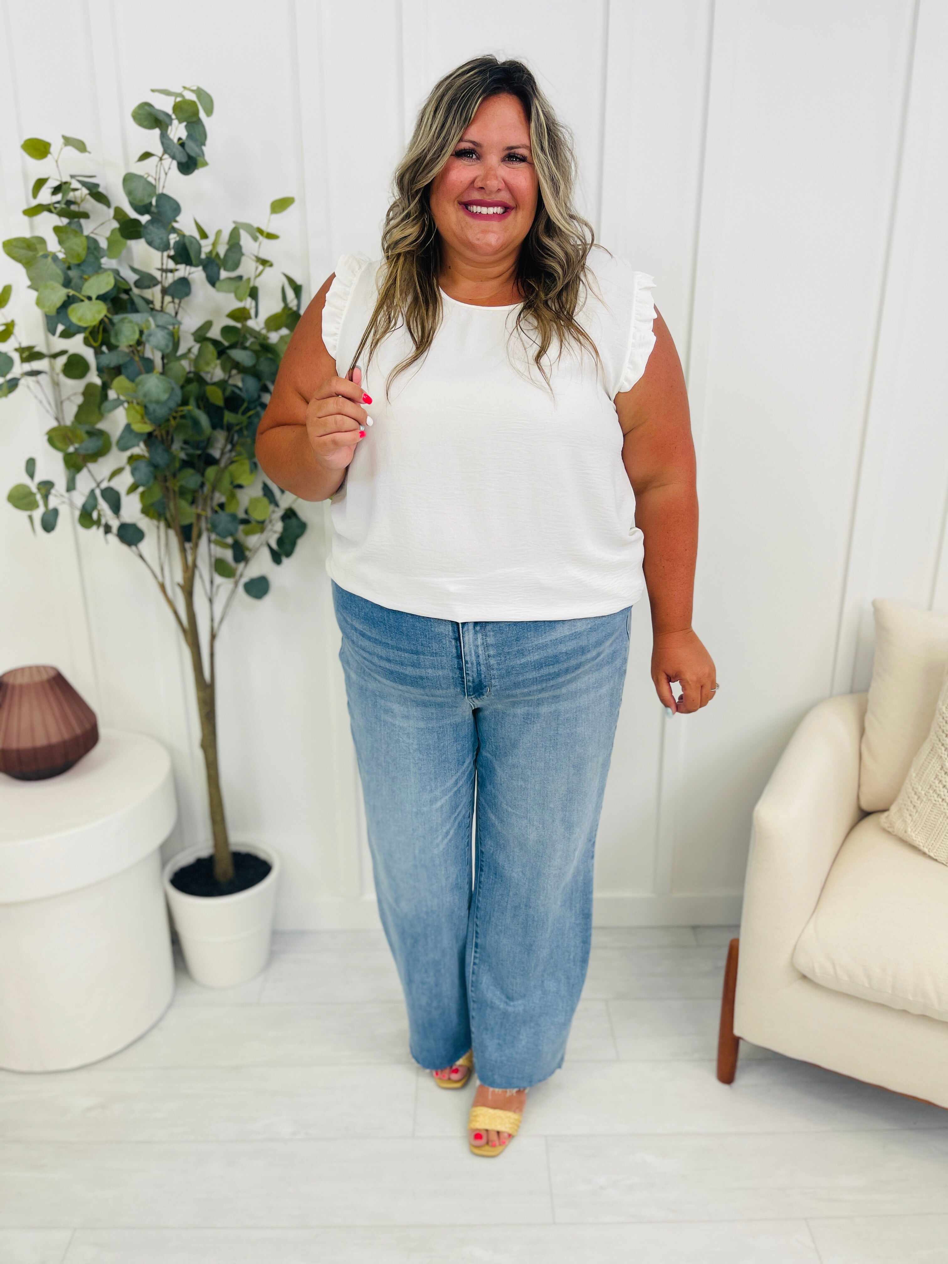 REG/CURVY Stand By Me Wide Leg Trouser Jeans