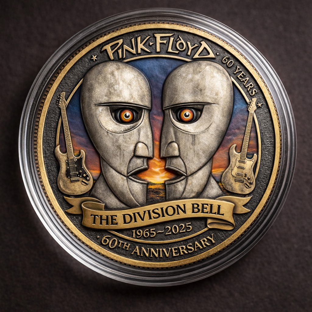 The Floyd The Division Bell 60th Anniversary collectible coin