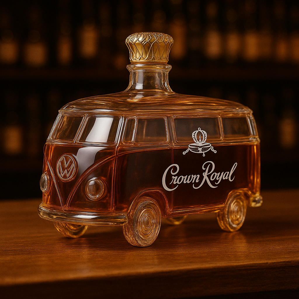 Camper Whiskey Bottle