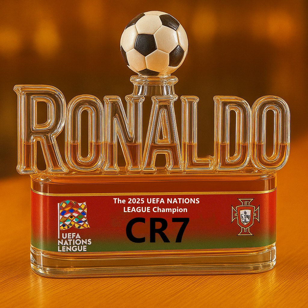 Cristiano Ronaldo Whisky Bottle – 2025 UEFA NATIONS LEAGUE Champion Commemorative