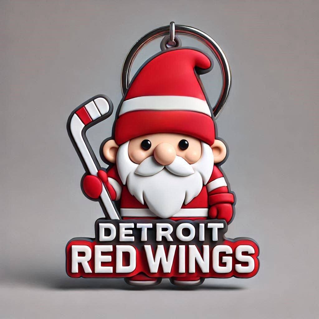 Hockey Gnome Keychain