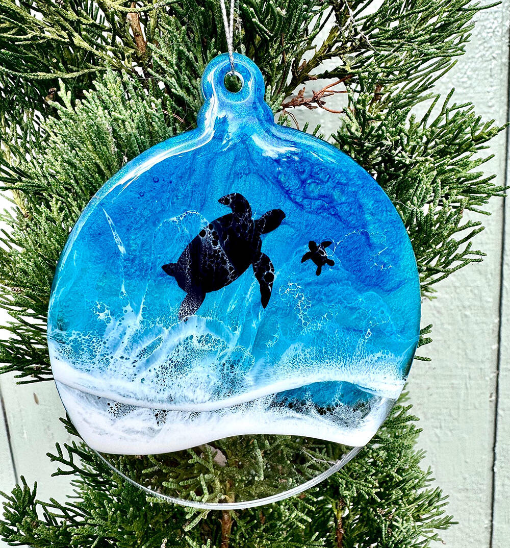 Turtle Christmas Ornament