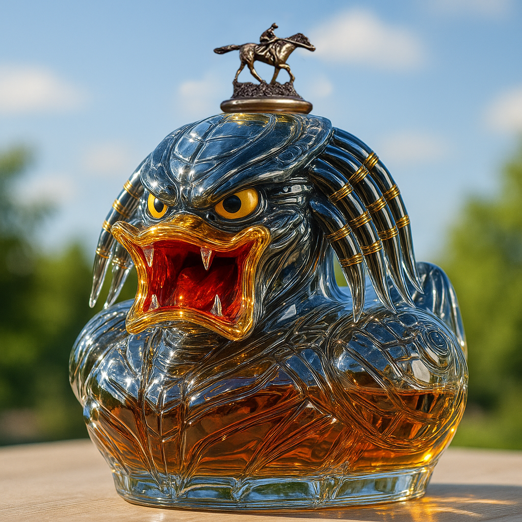 Predator Duck Whiskey Bottle
