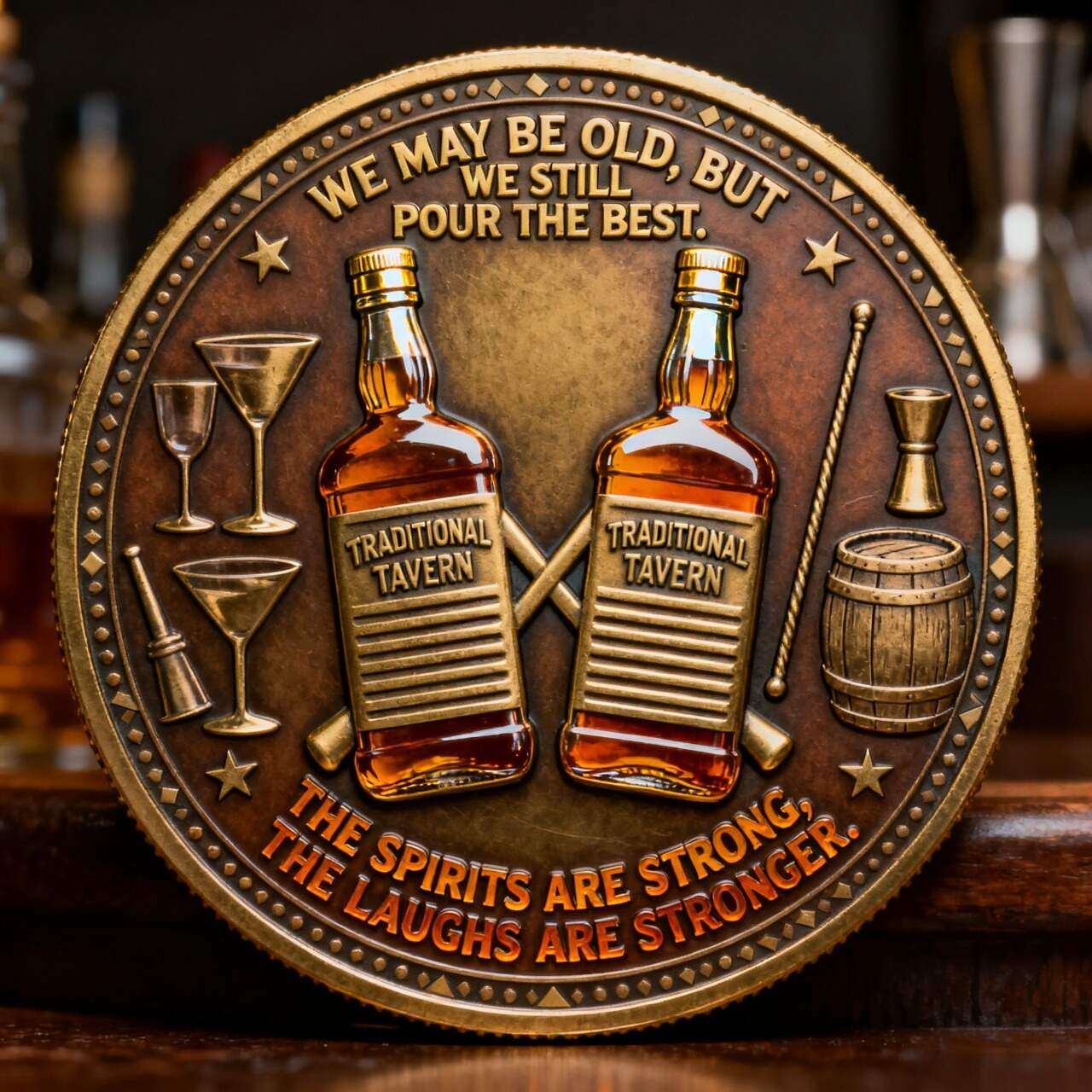 🥃 Old Bastards – Whiskey Club Commemorative Coin