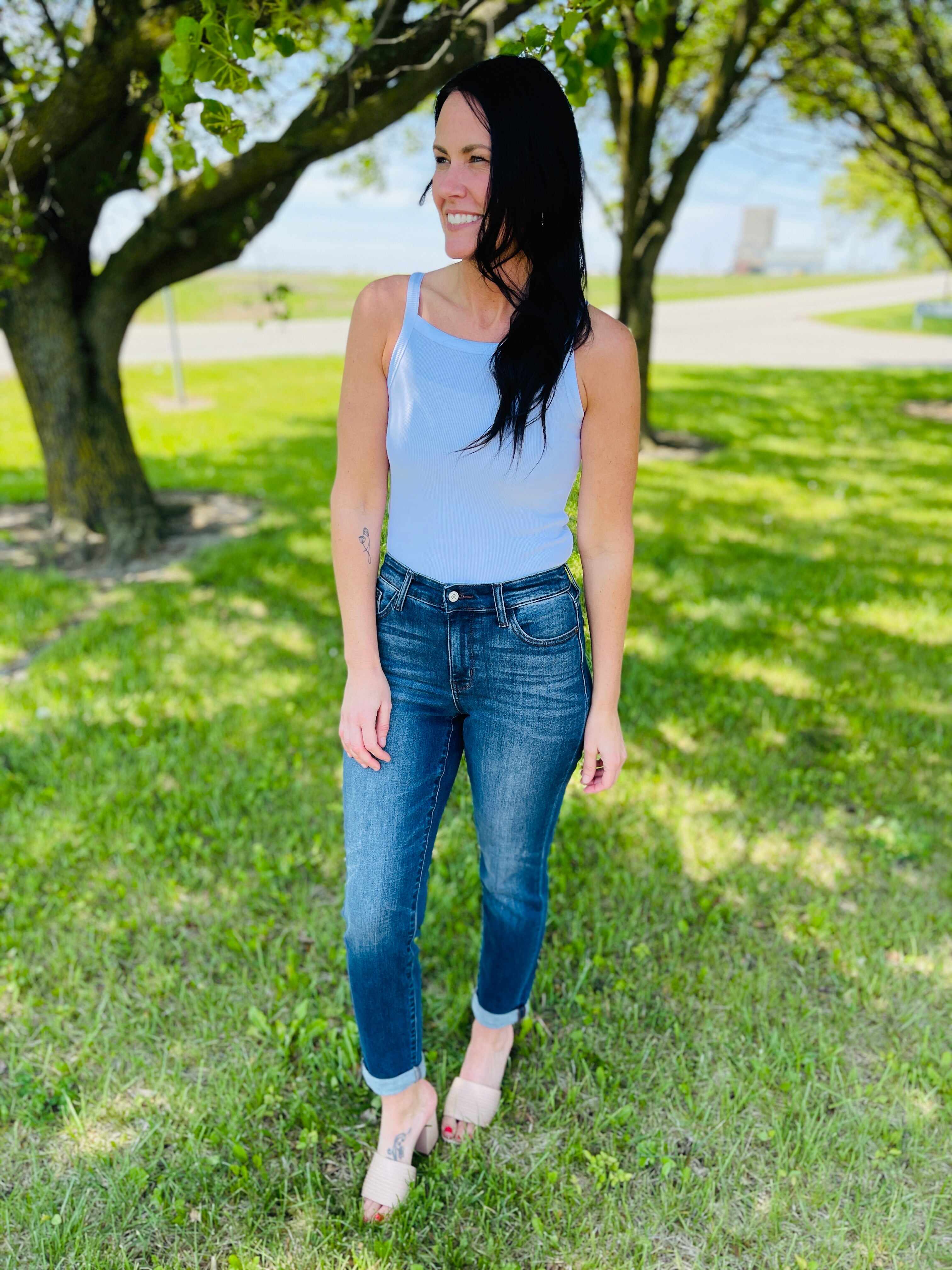 RESTOCK! Plus/Reg Simply Perfect Non Distressed Slim Fit Jeans