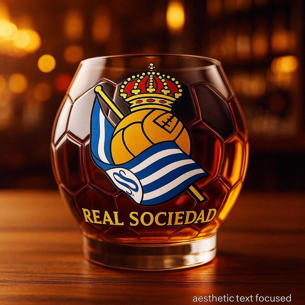 La Liga Football Whiskey Glass