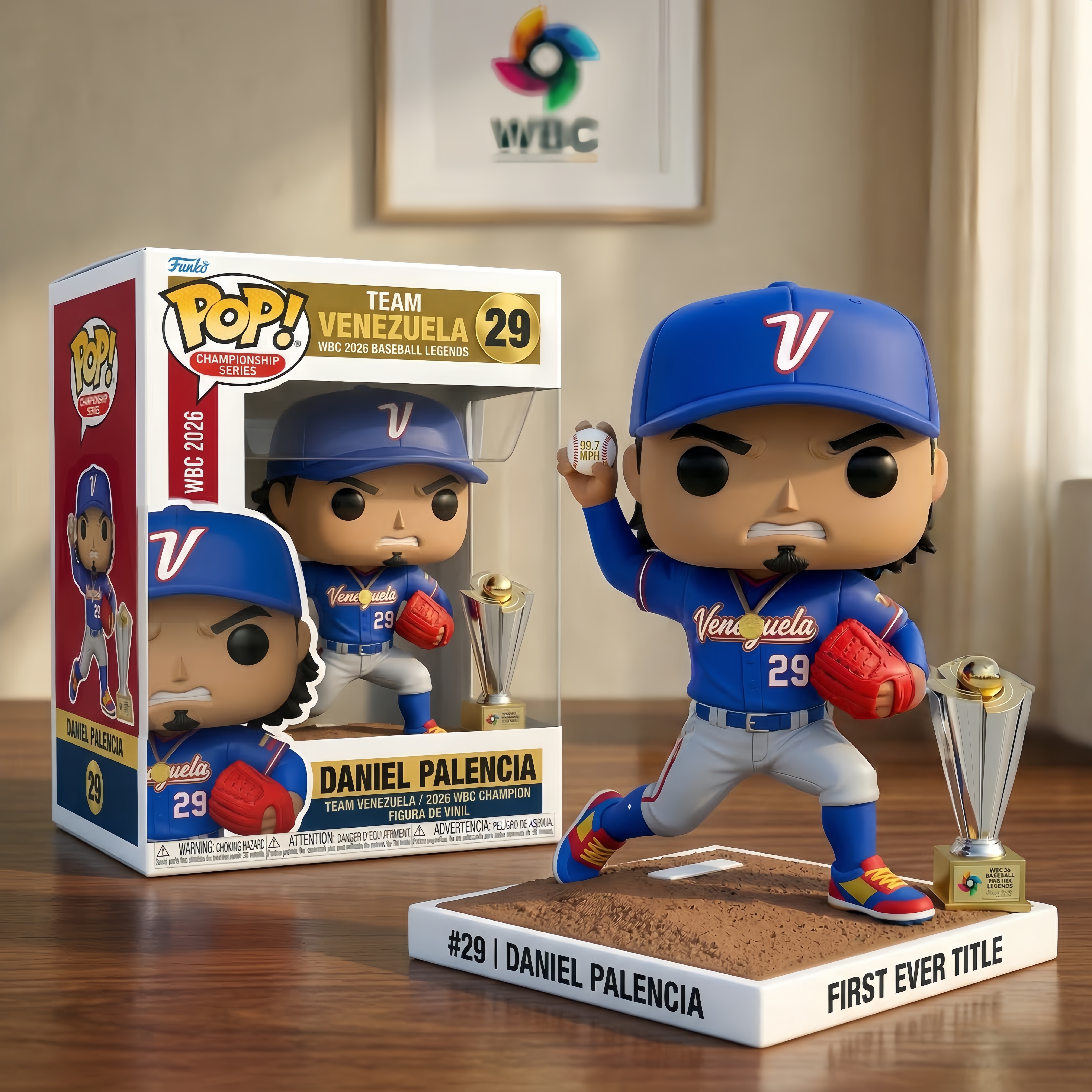 Daniel Palencia 2026 WBC Champion POP！Figure