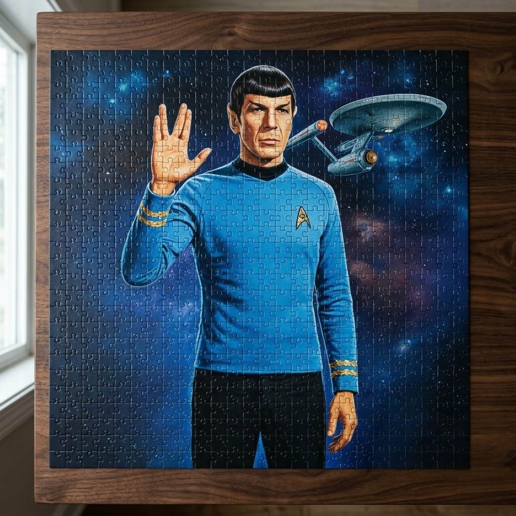 Star Trek 60th Anniversary Mr. Spock 1000-Piece Ravensburger Jigsaw Puzzle