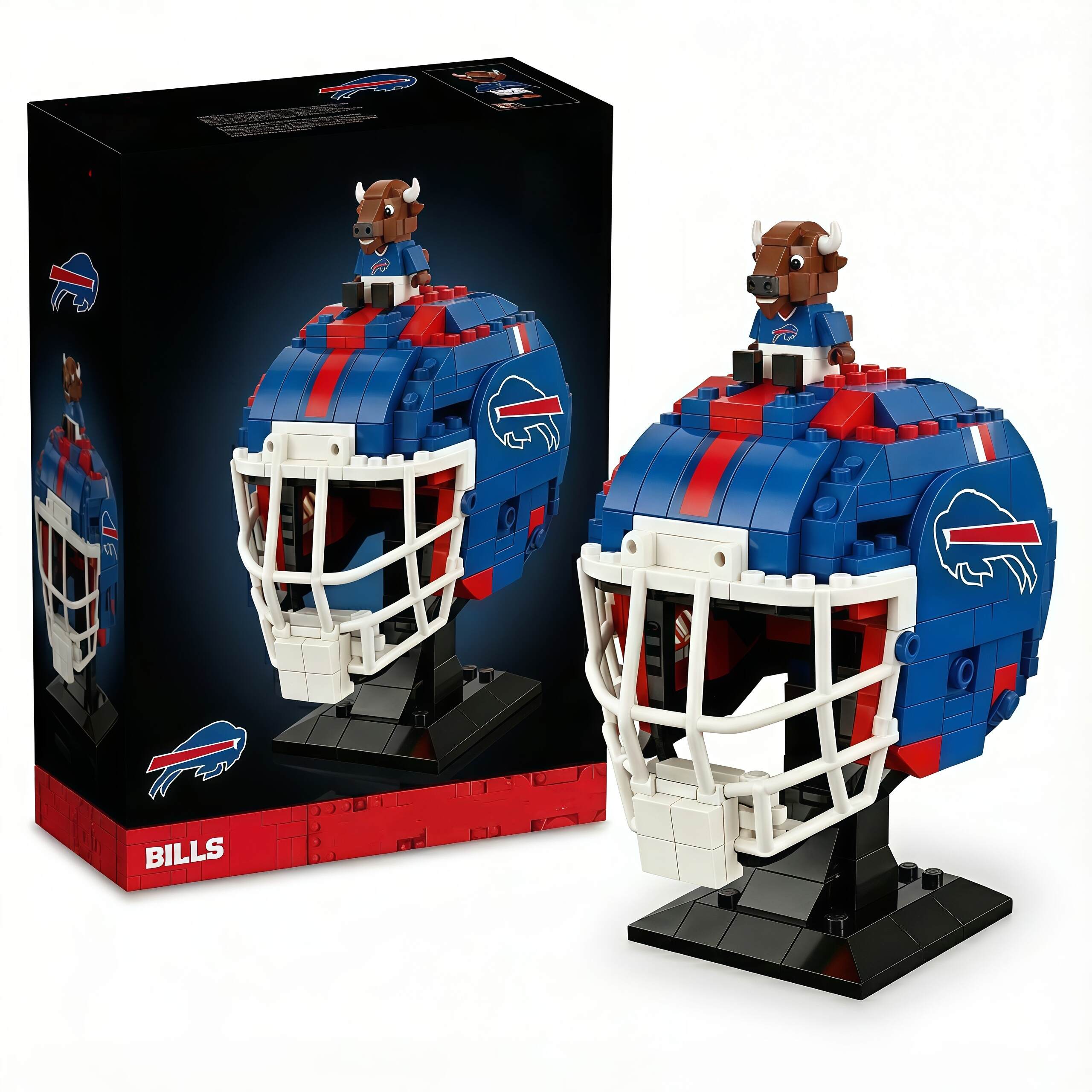 American Pro Football Brick Helmet Collector Brick Set