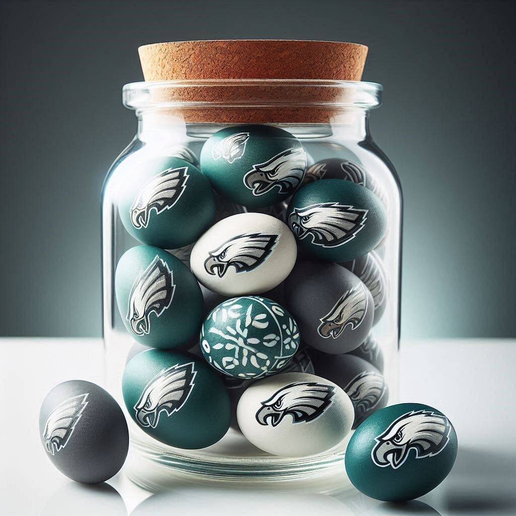 Football Team Egg Jar