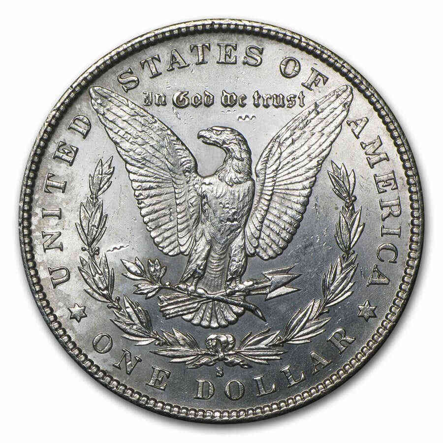 1891 S Morgan Commemorative Silver Dollar Brilliant Uncirculated (BU)