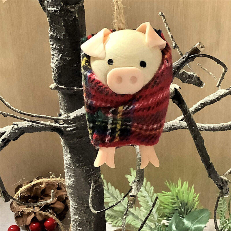 Pigs in Blankets Christmas Ornament