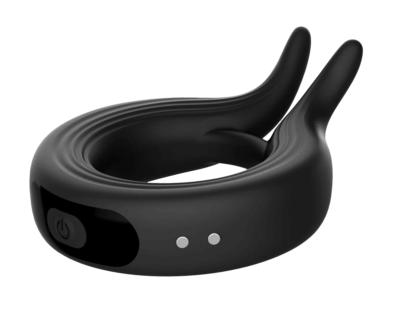 Silicone Penis Ring Vibrator – 10 Modes for Clitoral & Testicle Stimulation
