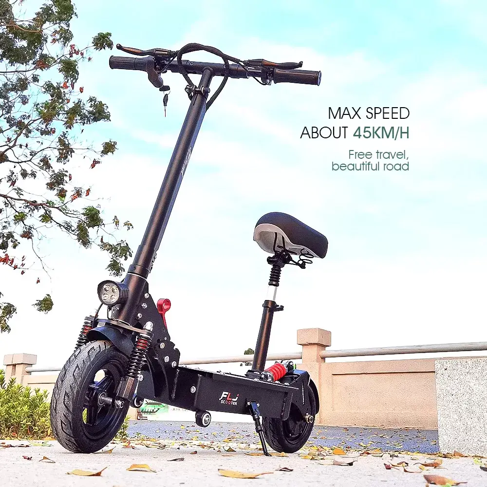 (🔥Limited Time Sale) SK1 10inch Electric Scooter with 48V 25-35ah battery Portable Easy Folding kick scooter