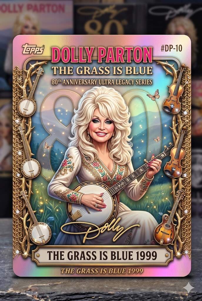 Dolly Parton 80th Anniversary Topps Ultra Premium Trading Cards
