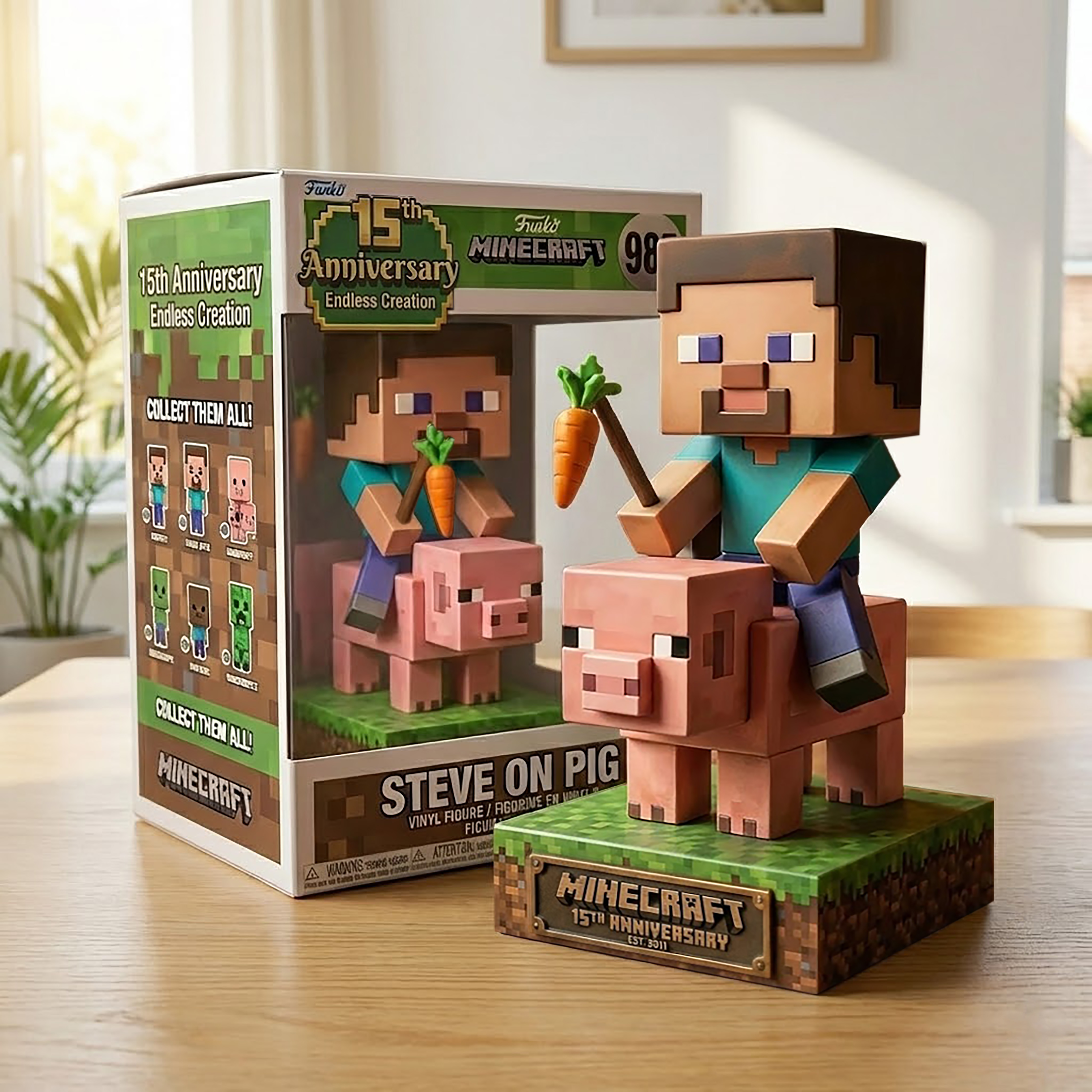 ⛏️ Minecraft 15th Anniversary Limited Edition – Collectible Figure