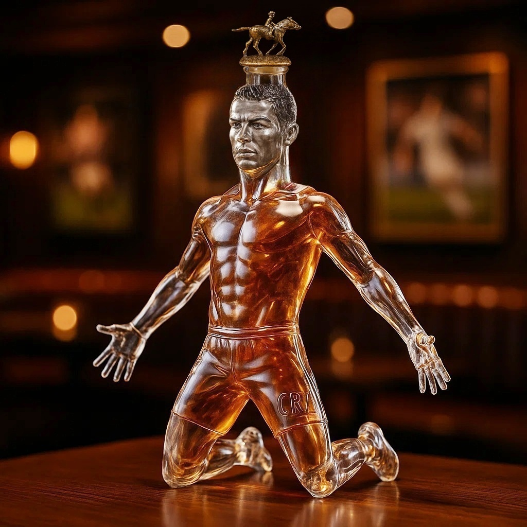 Cristiano Ronaldo Whiskey Bottle