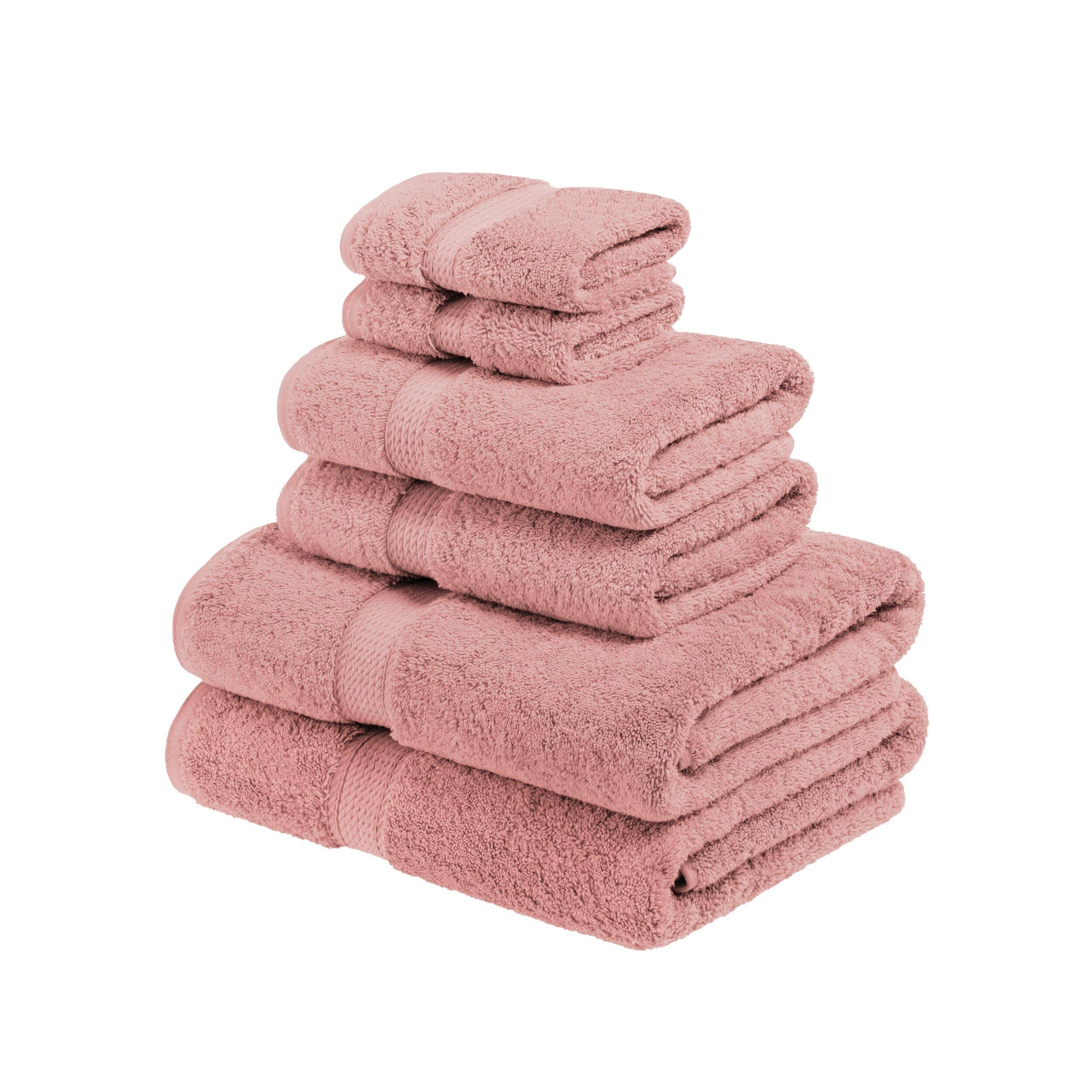 Superior Egyptian Cotton Pile Heavyweight 6-Piece Towel Set