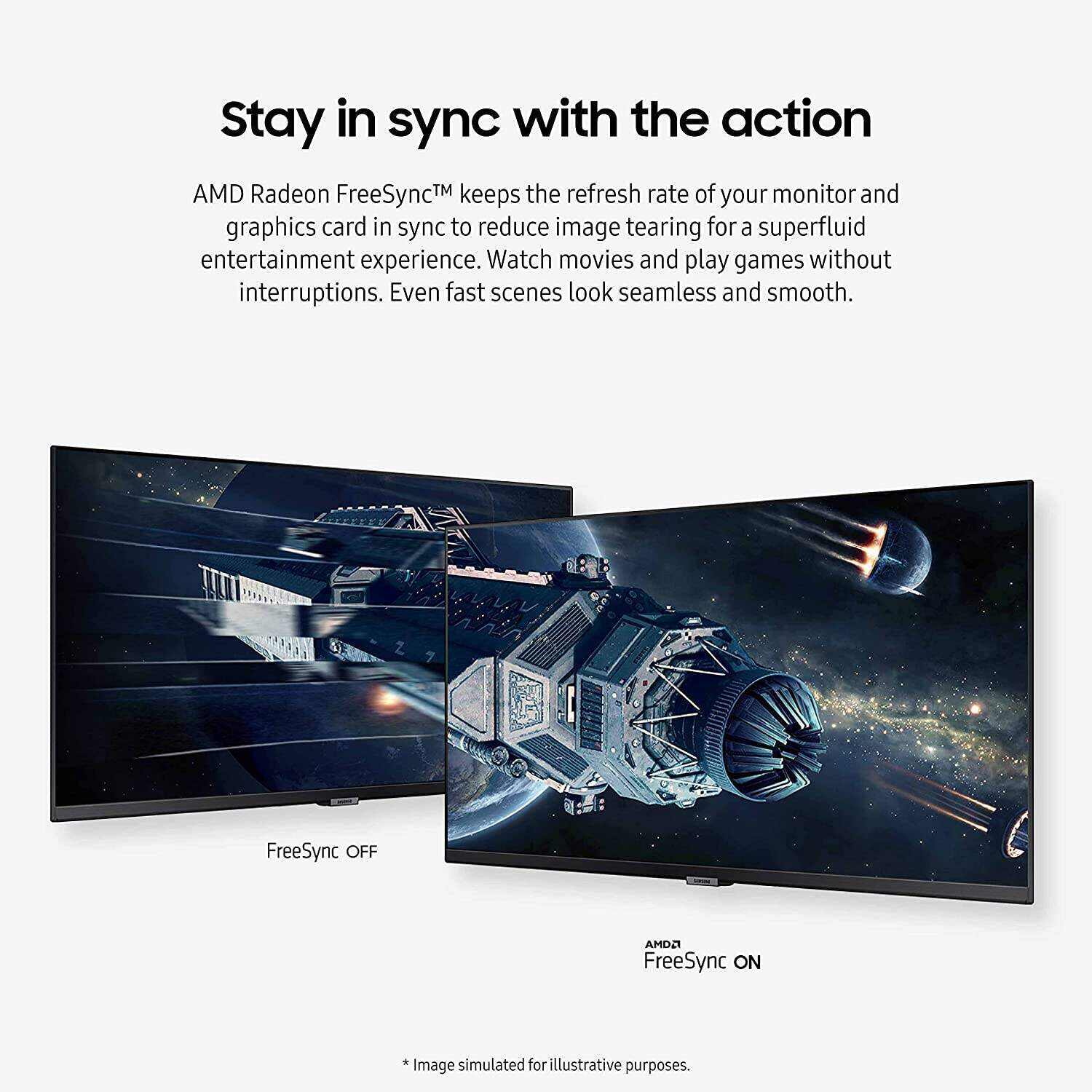 34-Inch ViewFinity S50GC Series Ultra-WQHD Monitor, 100Hz, 5ms, HDR10, AMD FreeSync, Eye Care, Borderless Design, PIP, PBP, LS34C502GANXZA, 2023
