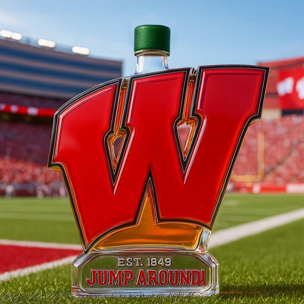 Wisconsin Badgers Limited Edition Whisky Bottle