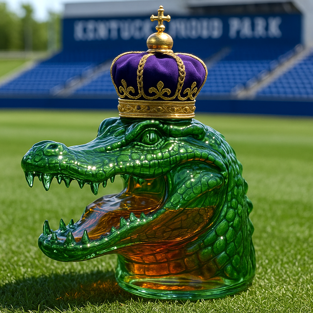 Florida Gator Whiskey Bottle