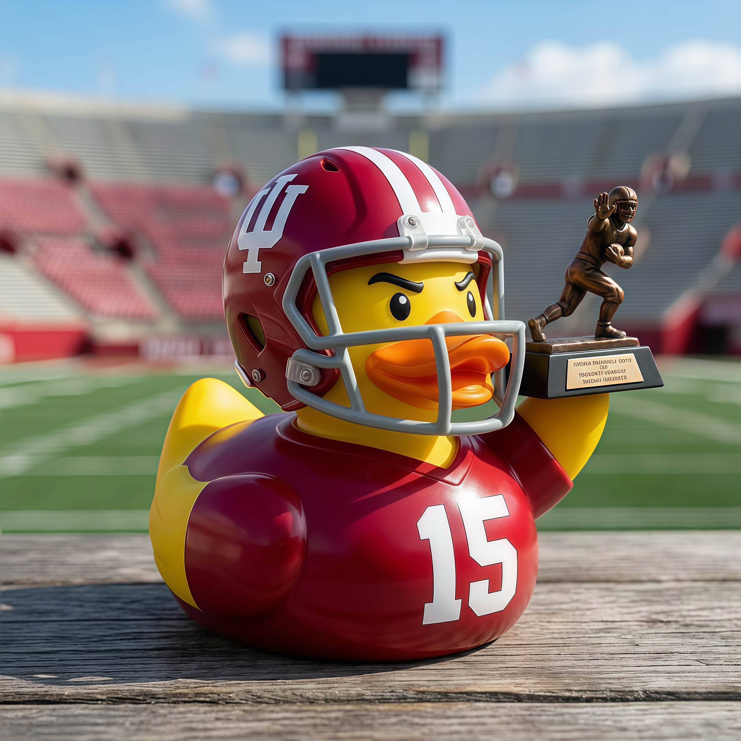 Hoosiers F. Mendoza Heisman Trophy Collectible Duck