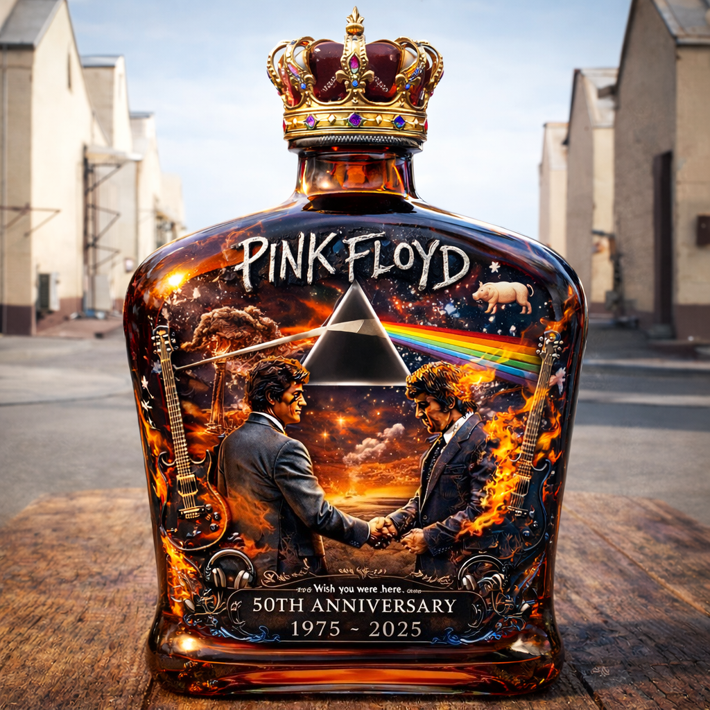 Pink Floyd – “Wish You Were Here” 50th Anniversary Edition Whisky Bottle