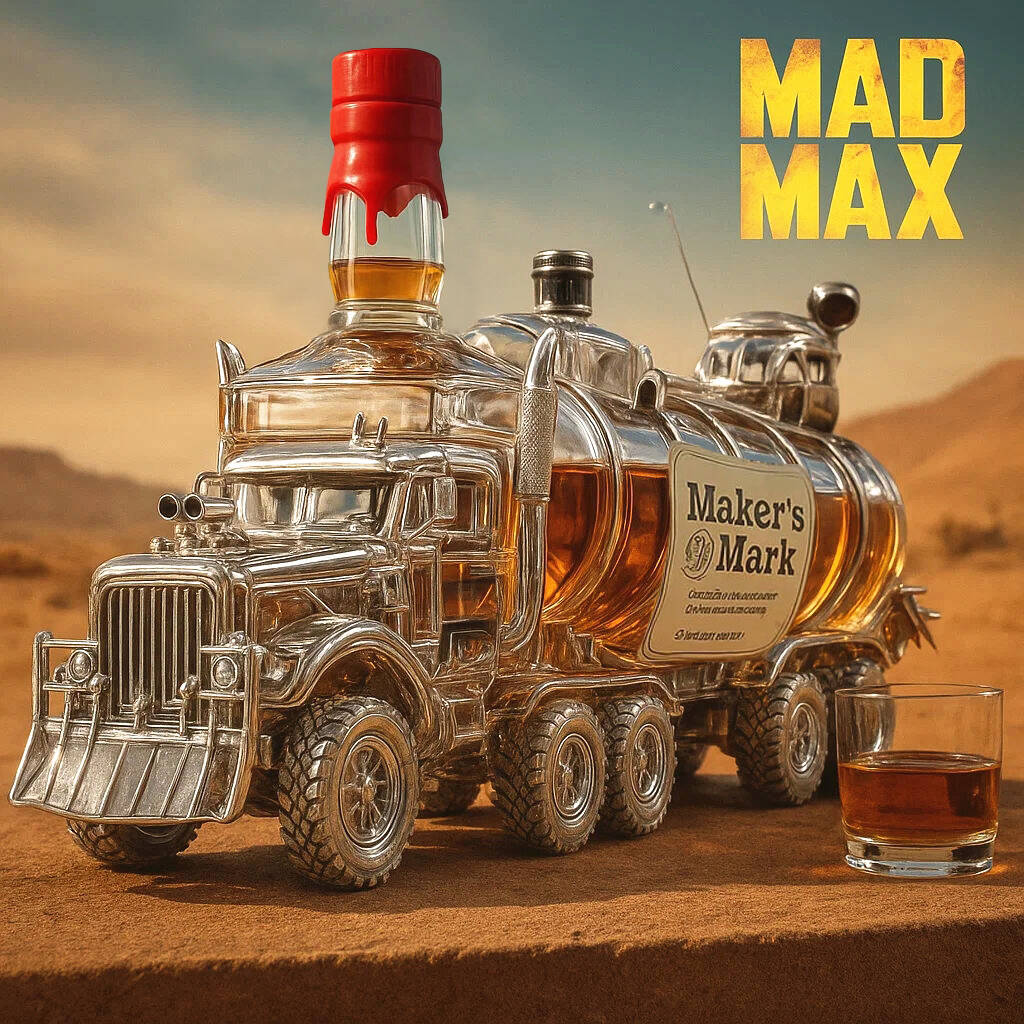 Mad Max: War Rig Whisky Bottle