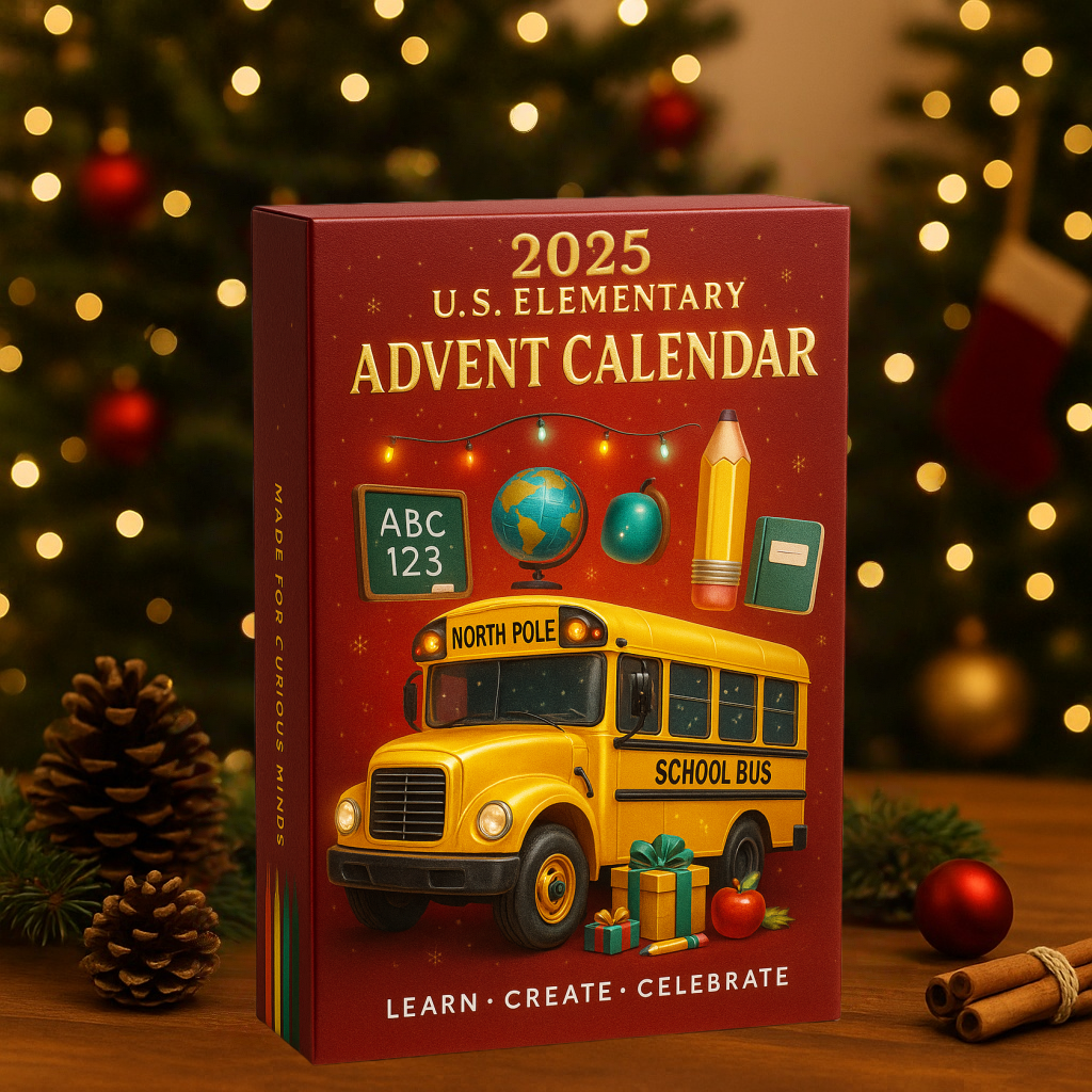 American K-12 Education Theme 2025 Advent Calendar