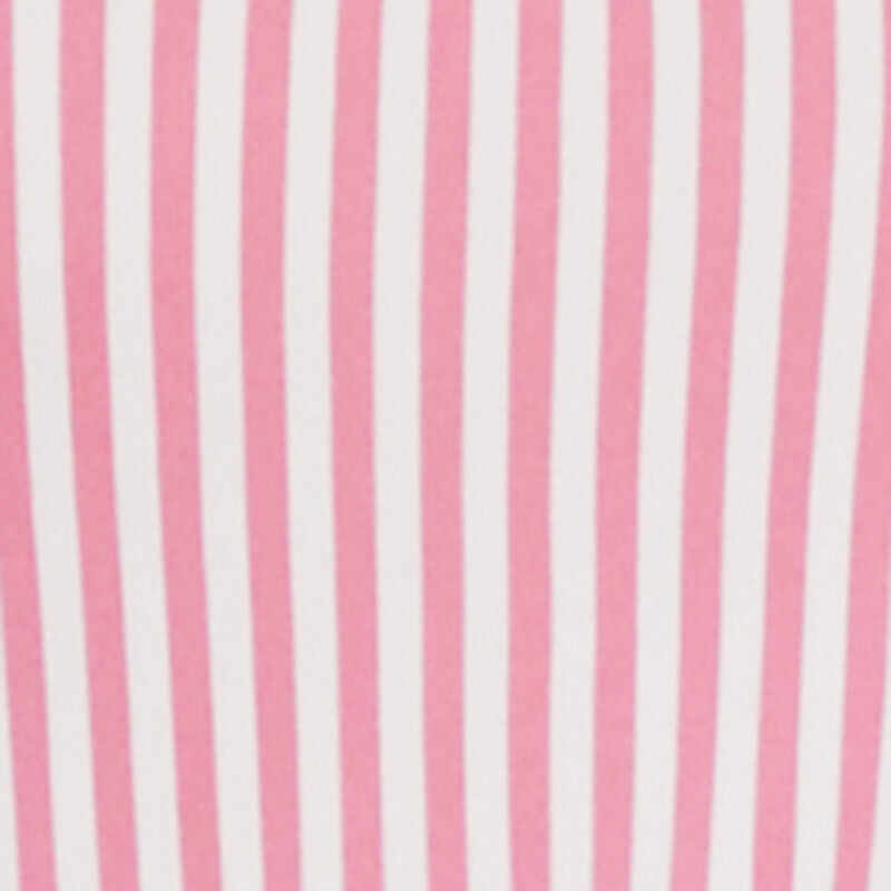 Striped Satin Trim Pajama Cami and Pants