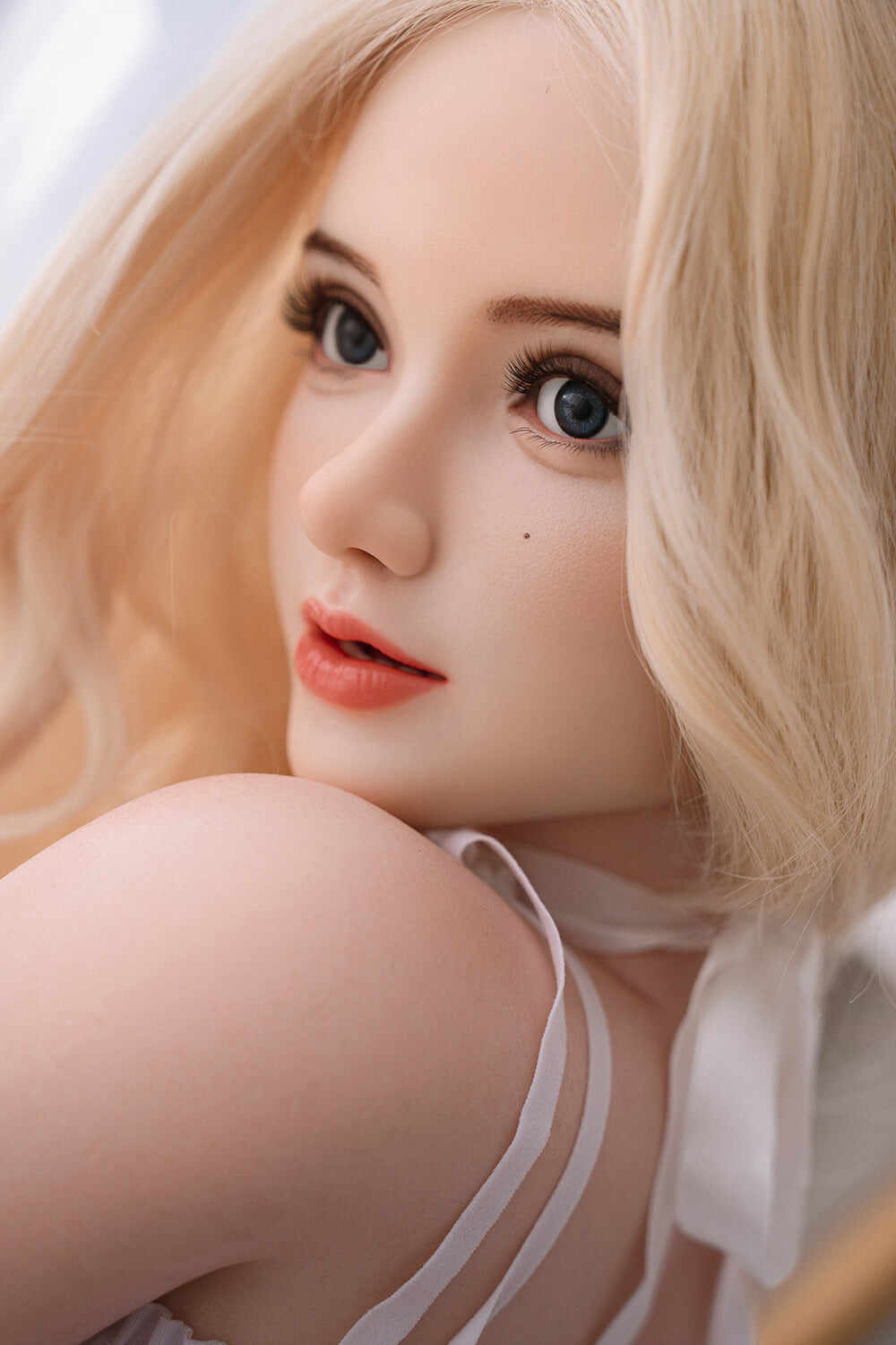 Eulalia 4.92ft/ 150cm #M35 Full Silicone Big Boobs Blond Sexy Full Size  Kitty Beautiful Sex Doll For Blowjob