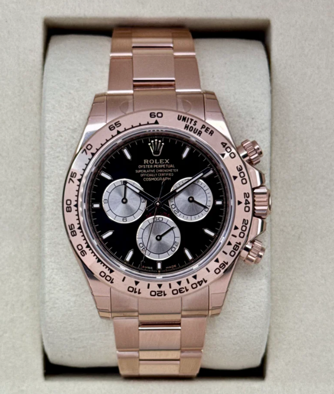 NEW 2025 Rolex Daytona 40mm 126505 Rose Gold Black Dial (STICKERED)