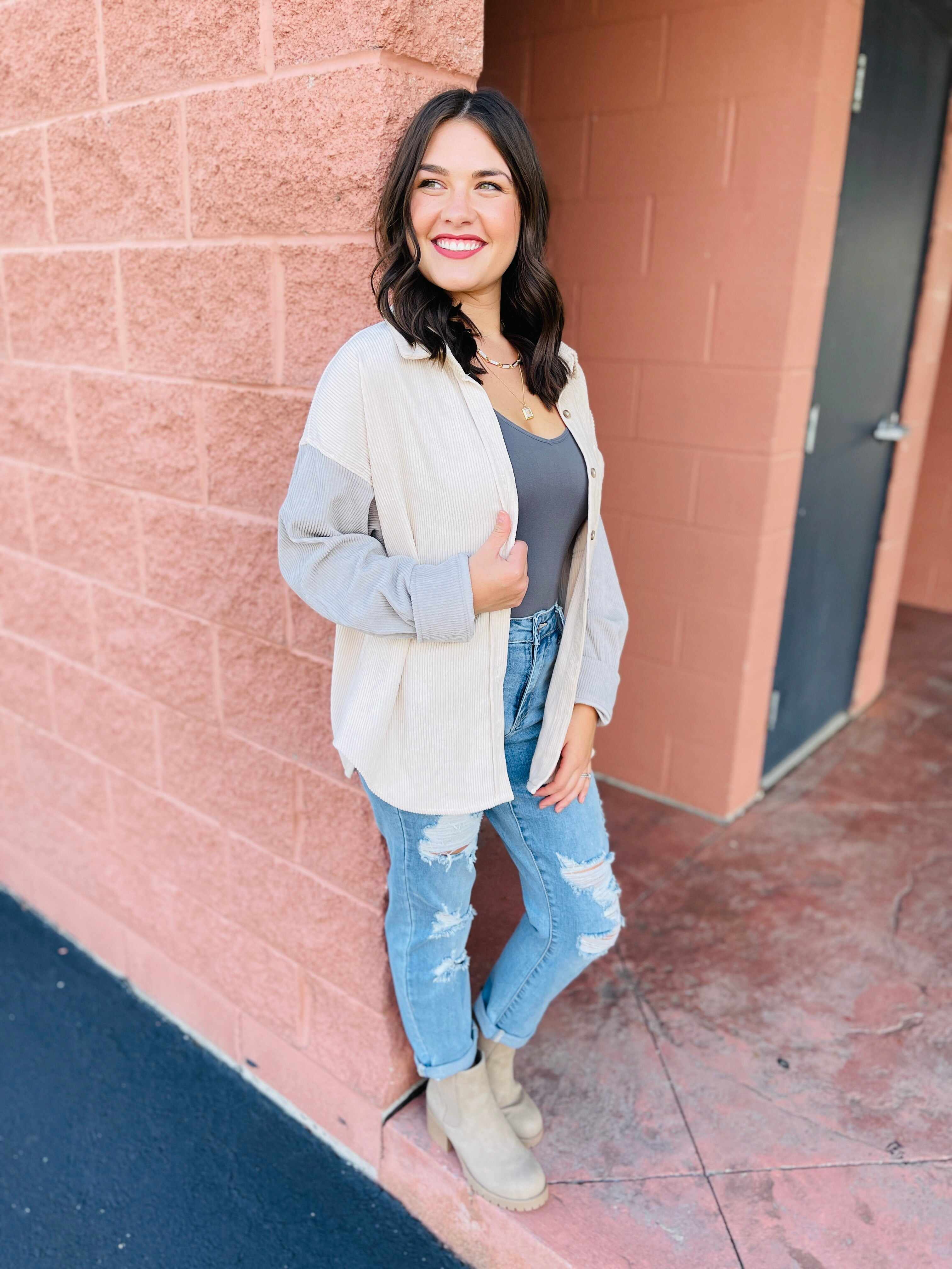 Plus/Reg Don’t Be Distressed Boyfriend Jeans